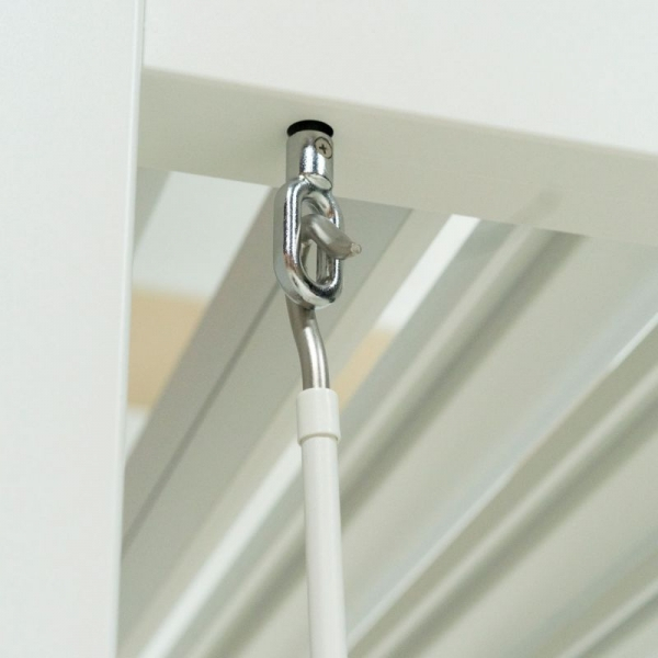 MIRADOR Pergola Weiss 300x600x250cm